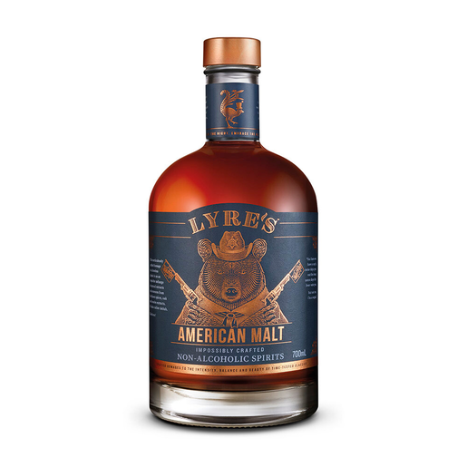 Lyre's American Malt alkoholfri dryck med smak av whiskey 0,7l
