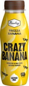 Paulig Frezza Banana banaaninmakuinen maitokahvijuoma 250ml laktoositon