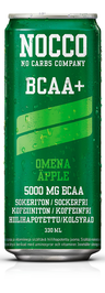 NOCCO BCAA+ Omenan makuinen hiilihapotettu urheilujuoma 0,33l