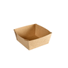 BIOPAK Viking Cube box brown cardboard 113x113x50mm 510ml 300pcs PLA