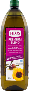 Filos Premium Blend solros- och extra-jungfruolivolja 2l
