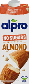 Alpro unsweetened almond drink 1l