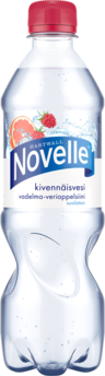 Hartwall Novelle raspberry-blood orange mineral water 0,5l