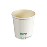 Biopak Ronda Short white cardboard/PLA bowl 480ml 97x99x100mm 25pcs