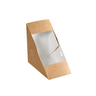 Biopak ecoecho carboard sandwich box with window 175Xx75x90mm 650pcs