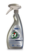Cif Professional stainless steel and glass cleaner 750ml parfume free and no need to rinse