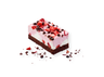 RF strawberry-chocolate cake1,55kg/12 portions vegan, frozen