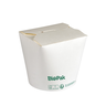 Biopak bowl Ronda Fold white 750ml 65pcs