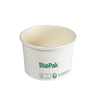 Biopak Ronda short bowl white240ml 25pcs