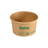 Biopak Ronda Short brown cardboard/PLA bowl 190ml 85x85x52mm 25pcs