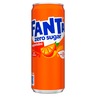 Fanta Orange Zero soft drink 0,33l can