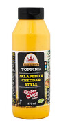 Poppamies Topping Jalapeno Cheddar Style spicy sauce 970ml
