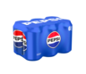 Pepsi soft drink 6x0,33l can