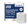 Tork Traditionell toalettpappersrulle Vit 4x69m Advanced T4