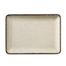 Pearl Tan plate flat 27X20cm beige 6pcs