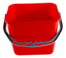 Prima plastic bucket 11,5l red