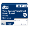 Tork Xpress® Multifold valkoinen käsipyyhe H2 190ark