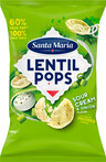 Santa Maria Sour Cream Onion Lentil Pops lentil chips 100g