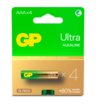 GP Ultra Alkaline battery AAA 24AU/LR03 4pcs