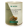 Metro gröna oliver paprikafyllning 2,9/1,7kg