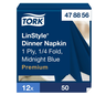Tork LinStyle dark blue napkin 39cm 50pcs