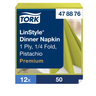 Tork LinStyle pistachio napkin 39cm 50pcs