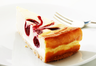 RF cheese cake with raspberry stripes 12 portions/1,45kg baked, frozen