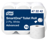 Tork SmartOne® Toalettrulle Vit 6x206m T8