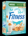 Nestlé Fitness Yogurtflakes crispy whole grain wheat, oat and rice cereals with yogurt frosting 350g