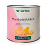 Metro mandarin segments in light syrup 2,6/1,5kg