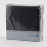 Softlin Classic black napkin 39cm 1-ply 1/4 50pcs