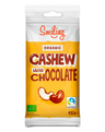 Smiling organic salt and chocolate cashew nuts 45g