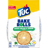 TUC  Bake Rolls sour cream & onion breadchips 150g