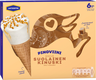 Pingviini salty caramel ice cream cone multipackage 6x120ml lactose free