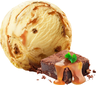Ingman salted caramel brownie scoop ice cream 5l low lactose