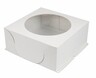 Pyroll 5A cakebox lid with window 300x300x130mm 100pcs