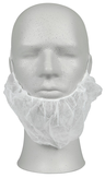 Abena beard cover with elastic around the head white 100pcs