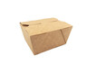Huhtamaki paperboard food container brown 700ml 50kpl