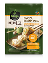 Bibigo gyoza dumplings chicken vegetable 600g ångad dumpling med kyckling och grönsaksfyllning, djupfryst