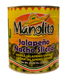 Manolito Green jalapeño nacho sliced 2,9kg