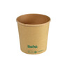 Biopak Ronda Slim bowl brown cardboard/PLA 117x117x110mm 750ml 35pcs