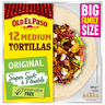 Old El Paso medium tortilla super soft 12kpl/489g