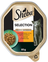 Sheba selection beef wet cat food 85g