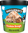 Ben  & Jerrys  cookie dough vanilja glass 465ml/406g