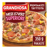 Grandiosa Superiore for meat lovers stone oven baked pizza 350g frozen