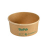 Biopak Ronda Slim brown cardboard/PLA bowl 350ml 117x117x52mm 35pcs