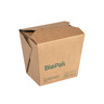 Biopak Noodle box small cardboard/PLA 480ml 92x74x85mm 50pcs