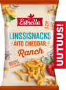 Estrella linssisnacks cheddar & ranch 125g