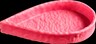La Rose Noire stort blomblad jordgubbe tartalett 56x36g bakad djupfryst