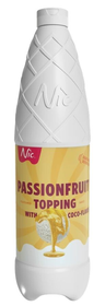 Nic passionsfrukt topping med kokosflingor 0,9l